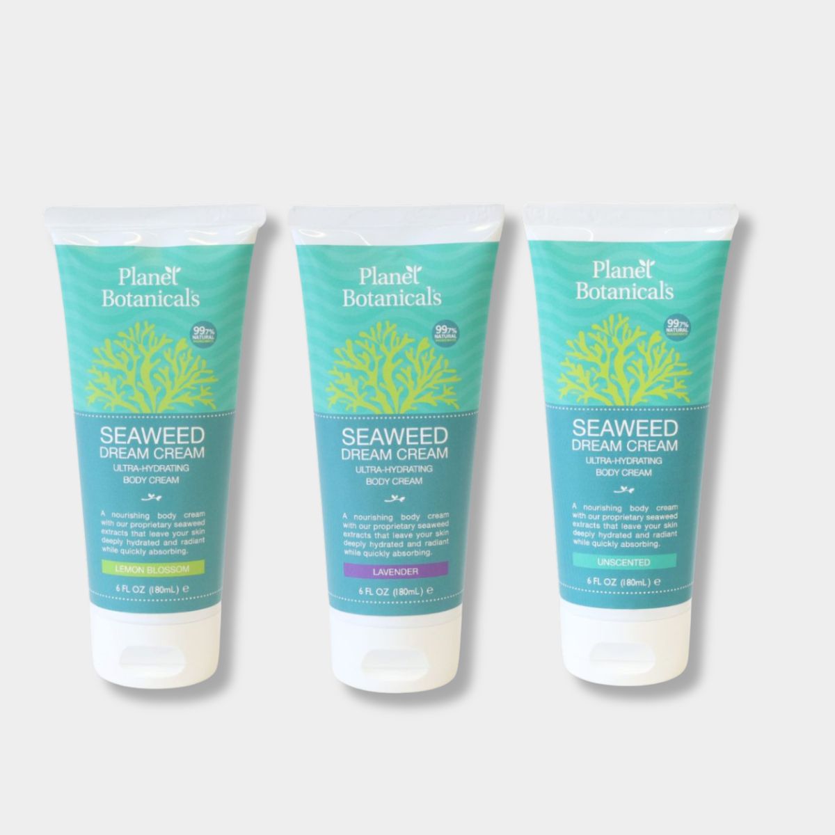 Seaweed Body Cream (Lemon, Lavender, Unscented) Bundle