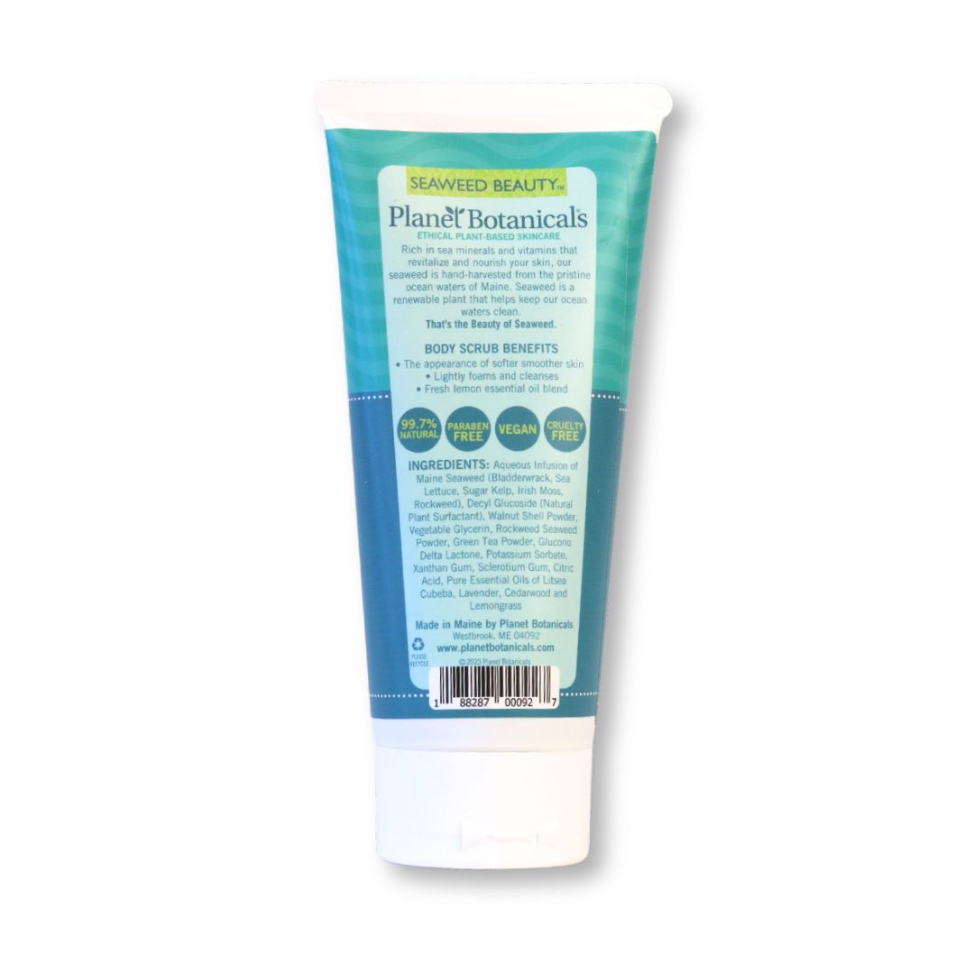 Planet Botanicals Seaweed Foaming Scrub All Natural